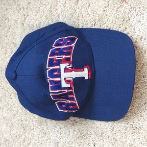 Texas Rangers baseball hat vintage snapback